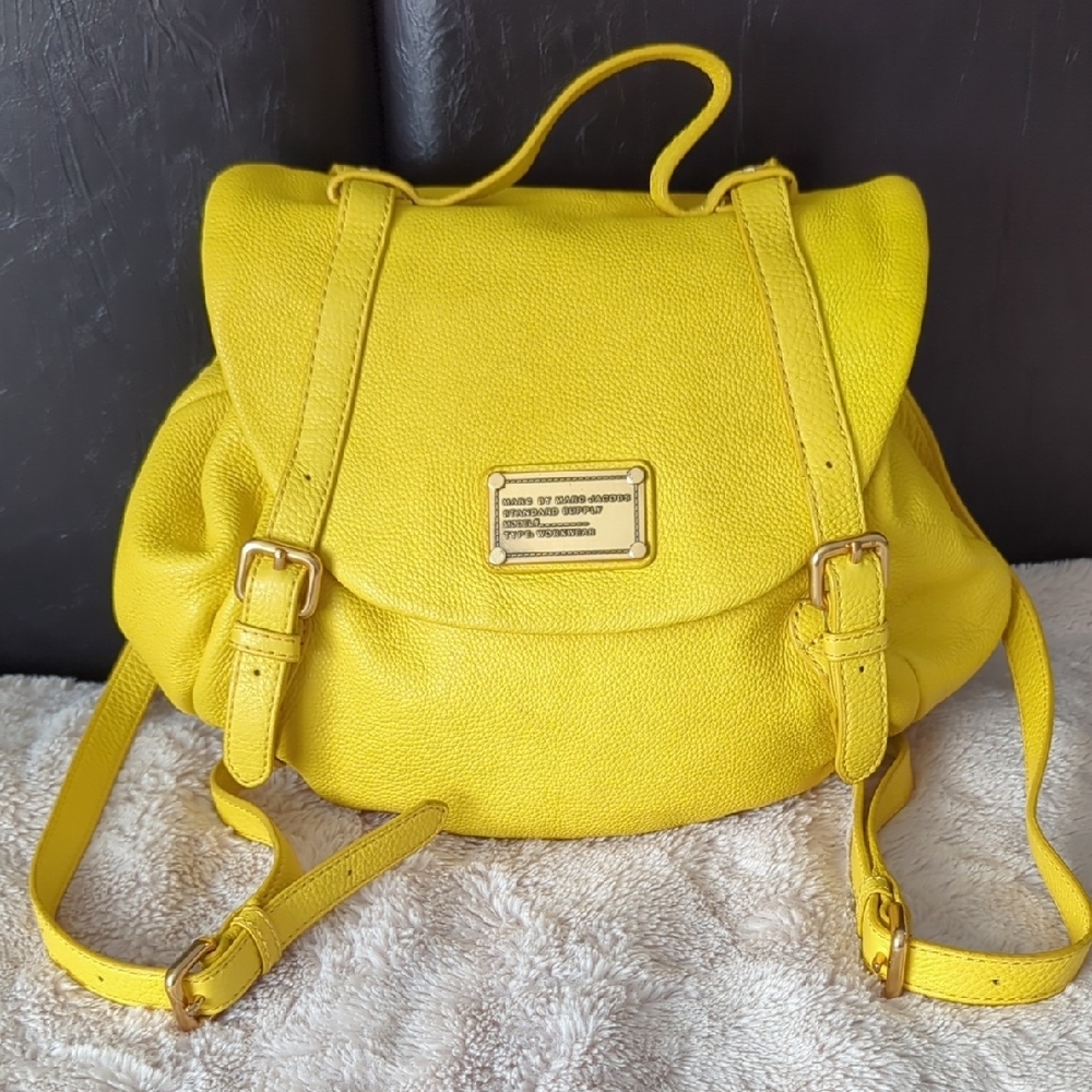 Marc by Marc Jacobs Yellow Backpack
